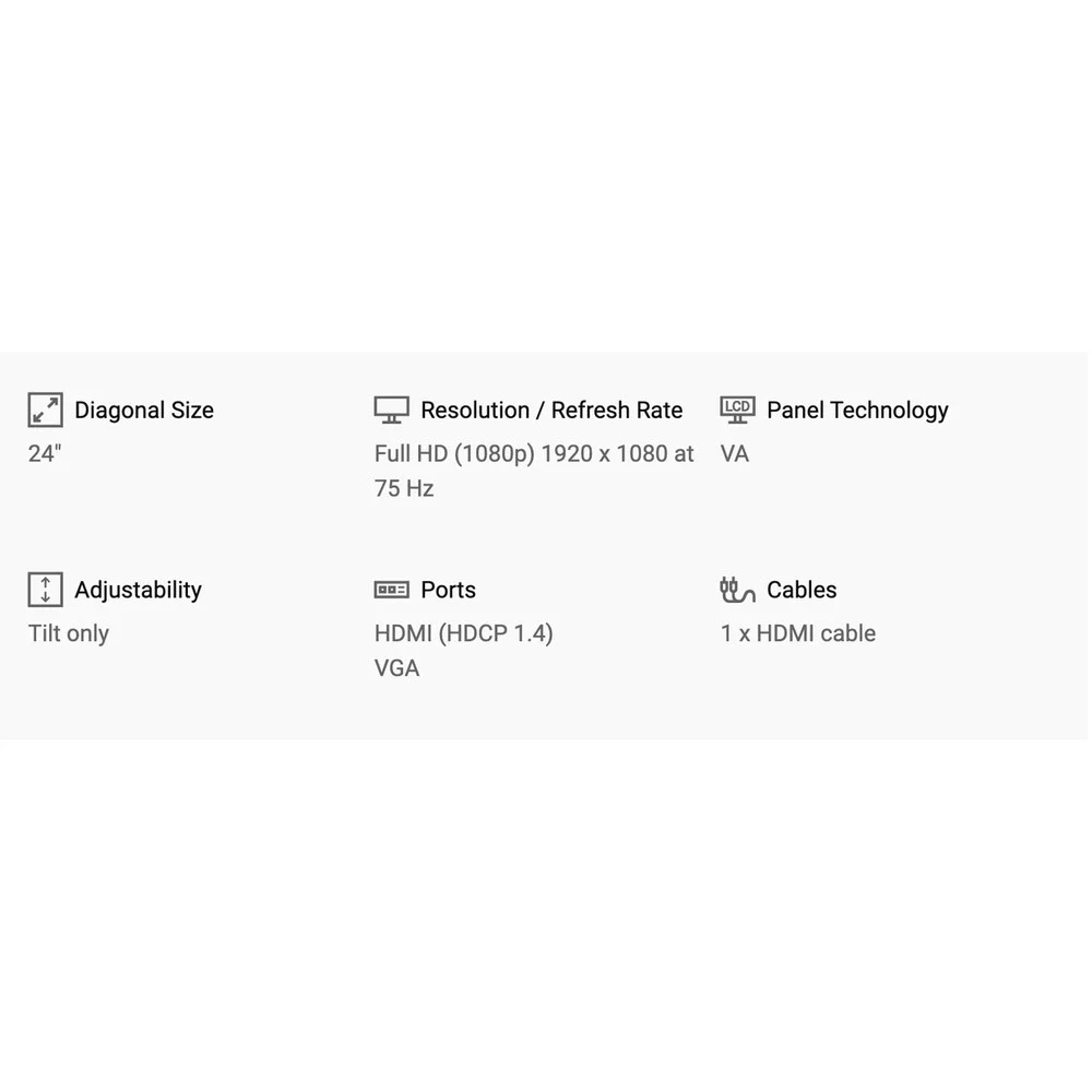 Dell 24 Monitor SE2422H